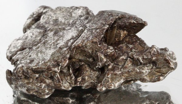 39gm Meteorite Campo Del Cielo Argentina: Scarce remnant of prehistoric (2000-4000bc) meteorite discovered in the 16th century; a main mass of 18 tons has been discovered along with a shower of smaller breakup fragments; cosmic age is young f