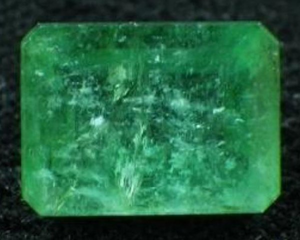 1.45ct Natural Green Colombian Emerald Appraised $1160: Excellent specimen; gemologist appraisal included