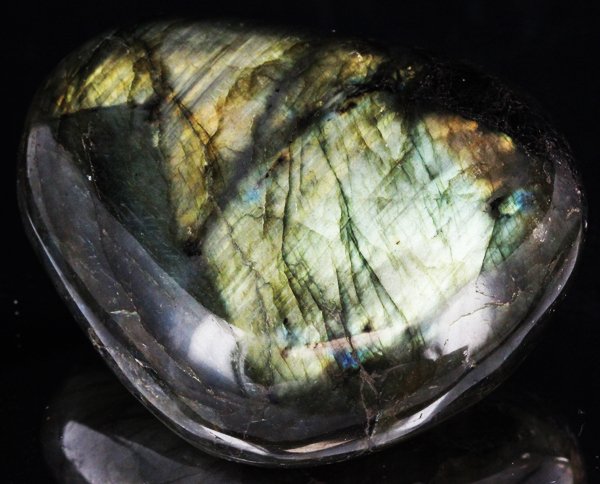 975ct Hefty Labradorite Cabochon: Excellent large piece