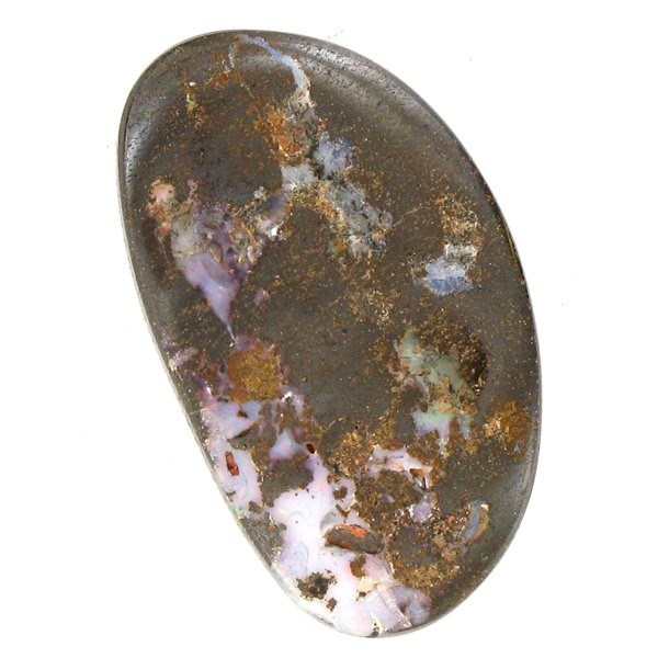 178.16ct Australian Boulder Opal: Excellent piece; well cut and colored; with treatment