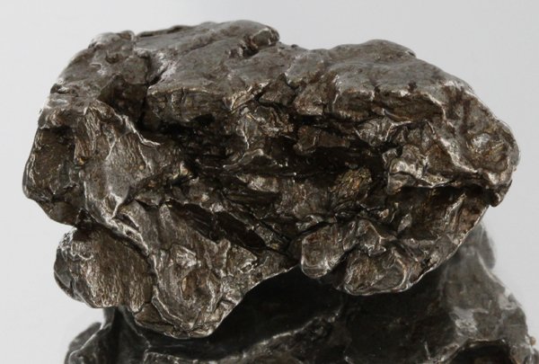 38gm Meteorite Campo Del Cielo Argentina: Scarce remnant of prehistoric (2000-4000bc) meteorite discovered in the 16th century; a main mass of 18 tons has been discovered along with a shower of smaller breakup fragments; cosmic age is young f