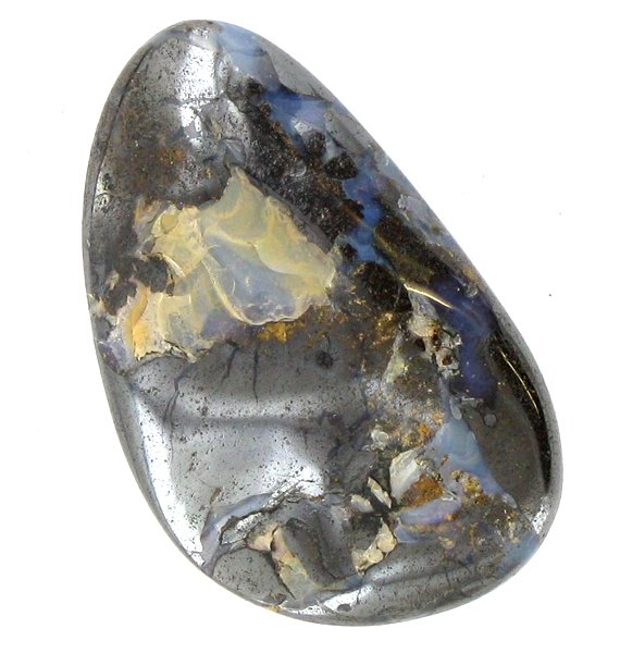129.54ct Australian Boulder Opal: Excellent piece; well cut and colored; with treatment