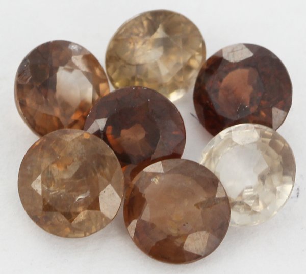 6.3ct Zircon Parcel: Excellent Parcel; with customary treatment