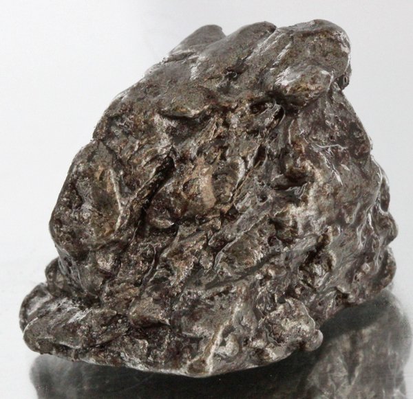 35gm Meteorite Campo Del Cielo Argentina: Scarce remnant of prehistoric (2000-4000bc) meteorite discovered in the 16th century; a main mass of 18 tons has been discovered along with a shower of smaller breakup fragments; cosmic age is young f