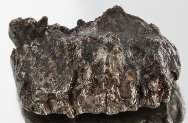 45gm Meteorite Campo Del Cielo Argentina: Scarce remnant of prehistoric (2000-4000bc) meteorite discovered in the 16th century; a main mass of 18 tons has been discovered along with a shower of smaller breakup fragments; cosmic age is young f