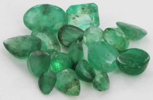 3.5ct Green Colombian Emerald Parcel: Excellent Parcel; with customary treatment