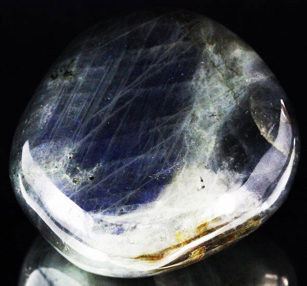 1300ct Hefty Labradorite Cabochon: Excellent large piece