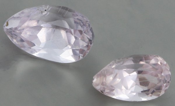 5.3ct Light Pink Kunzite Pear Parcel (1 of 1)