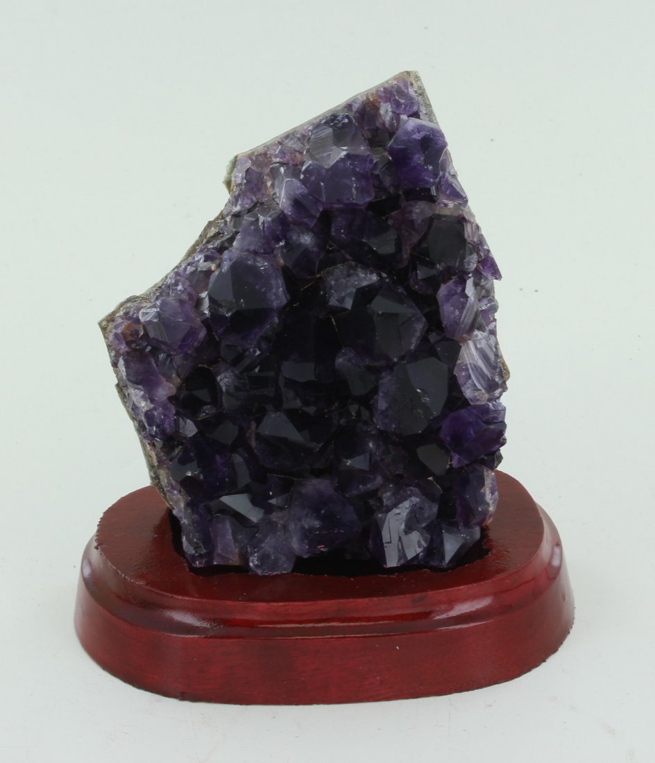 526gm Deep Purple Uruguay Amethyst Cluster on Base (1 of 1)