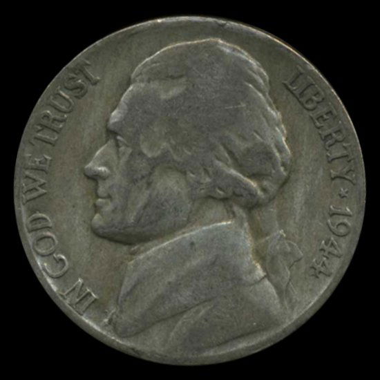 1944P/D/S Jefferson Silver WAR Nickel Set (1 of 2)