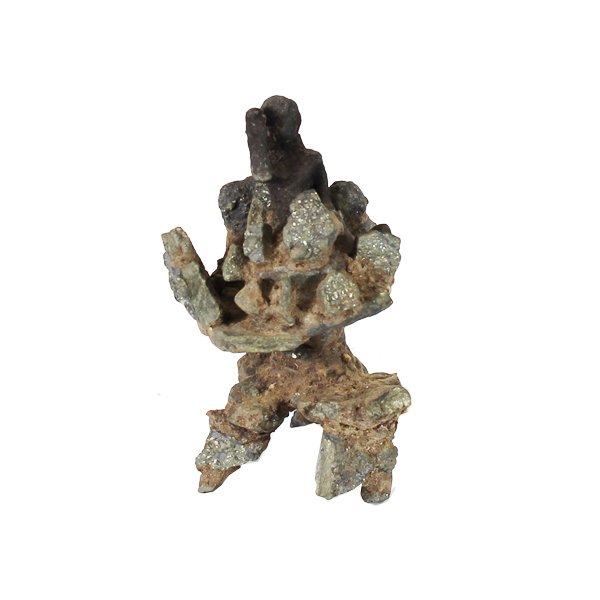 Antique Handcrafted Thai Stone Good Luck Greeter: Nice vintage piece 6"