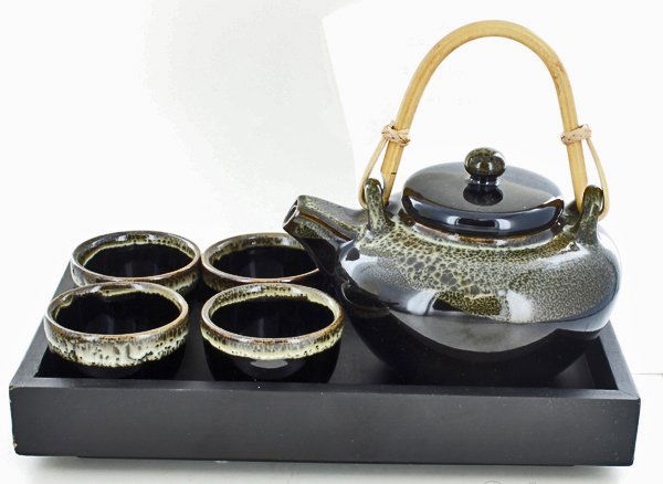 New Ceramic Tea Set 6 Pieces (1 of 1)