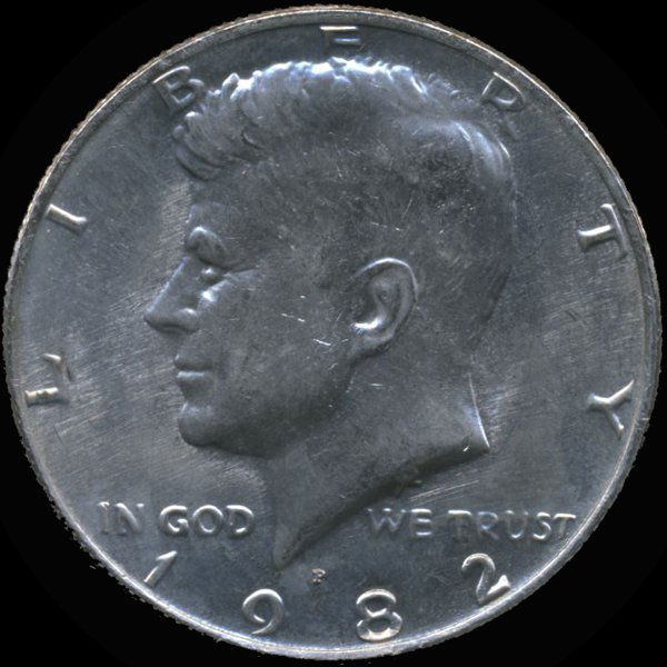 1982P Kennedy 50c MS65/65+ NO FG ERROR (1 of 2)