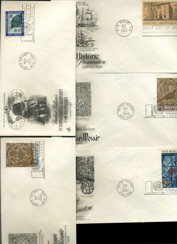 1967 US & UN FIRST DAY COVER COLLECTION (1 of 2)