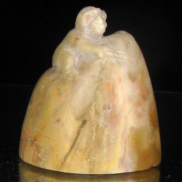 Handcarved Jade Stamp Press (1 of 2)