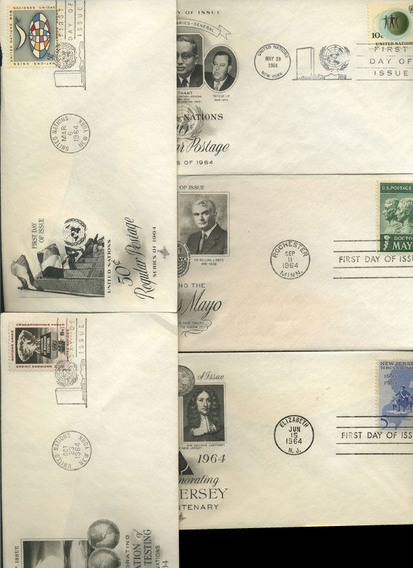 1963 US & UN FIRST DAY COVER COLLECTION (1 of 2)