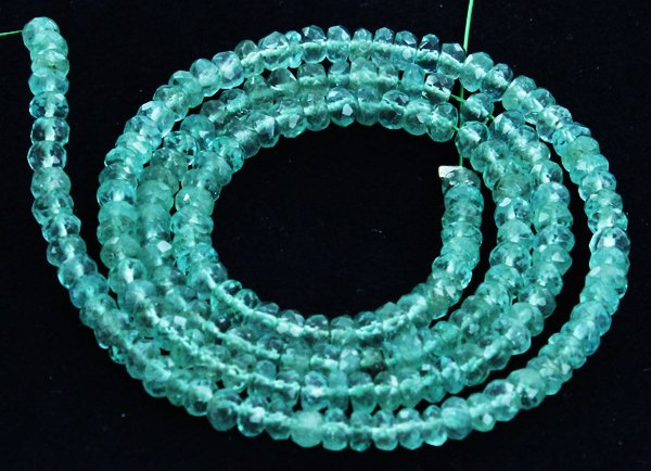 32ct Zambian Emerald Faceted Bead Strand (1 of 1)