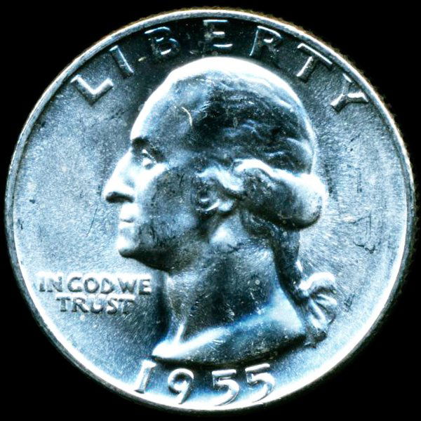 1955 Washington 25c MS64/65 (1 of 2)