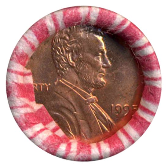 1995 Linc 1c BU Scarce UnOpened Bank Roll 50 GEMS (1 of 2)