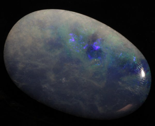 10.81ct Australian Black Opal Doublet HOT Fire (1 of 1)