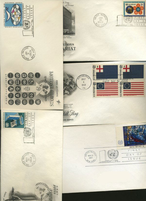 1967 US & UN FIRST DAY COVER COLLECTION (1 of 2)