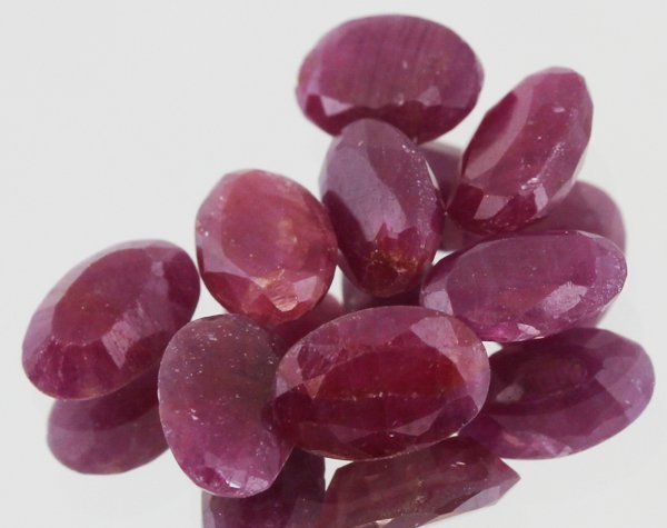 5.4ct Madagascar Ruby Parcel Oval Shape (1 of 1)