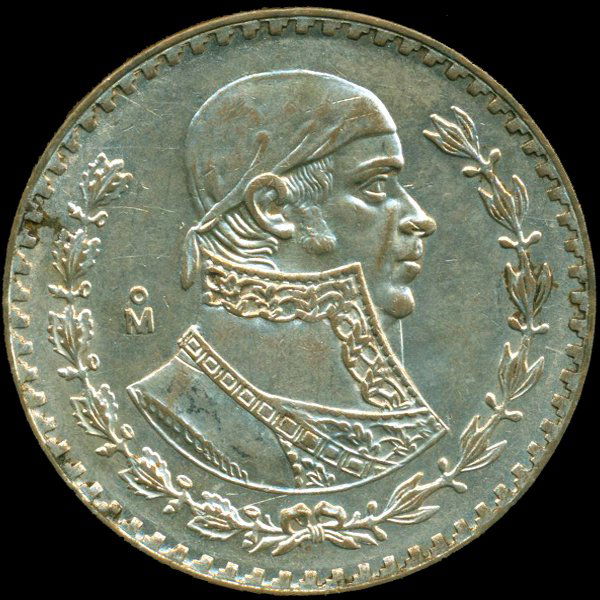 1957 Mexico Silver Peso XF (1 of 2)