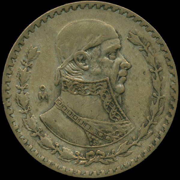 1957 Mexico Silver Peso AU (1 of 2)