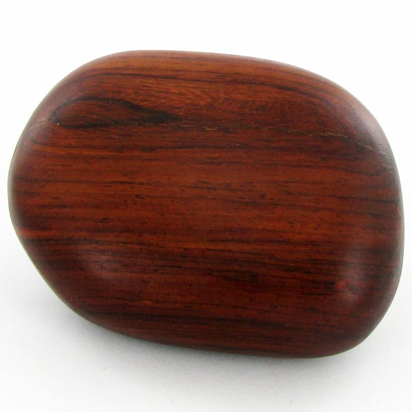 Handcarved Ebony Wood Worry Stone: Handcarved Scarce black ebony worry stone/massage implement; 3-4"