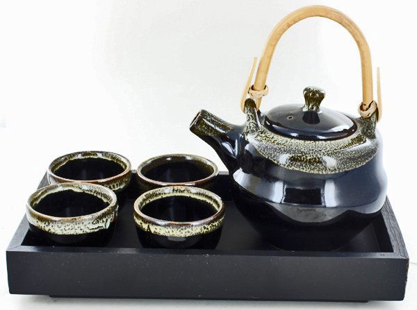 New Ceramic Tea Set 6 Pieces (1 of 1)