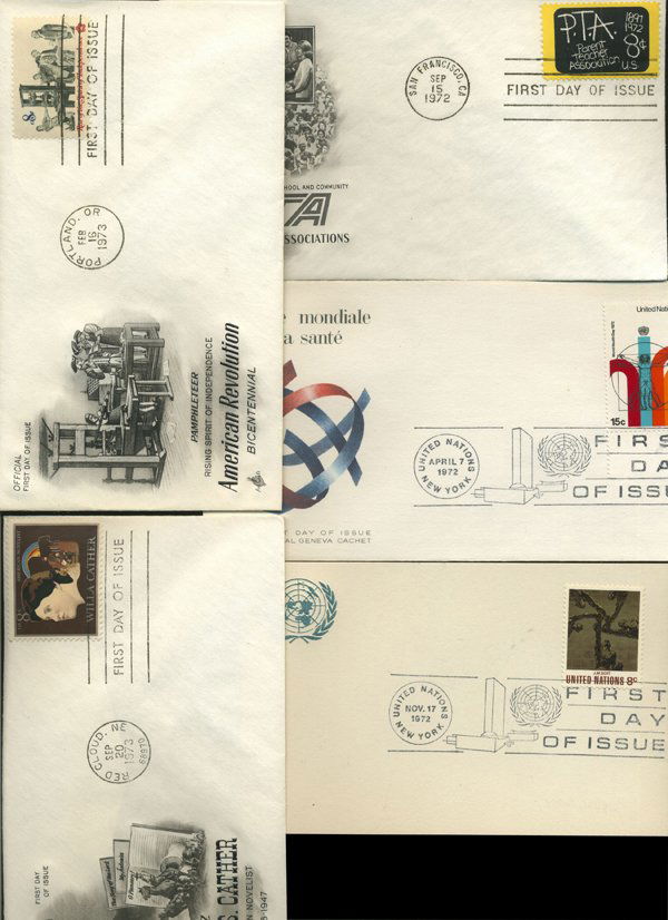 1967 US & UN FIRST DAY COVER COLLECTION (1 of 2)