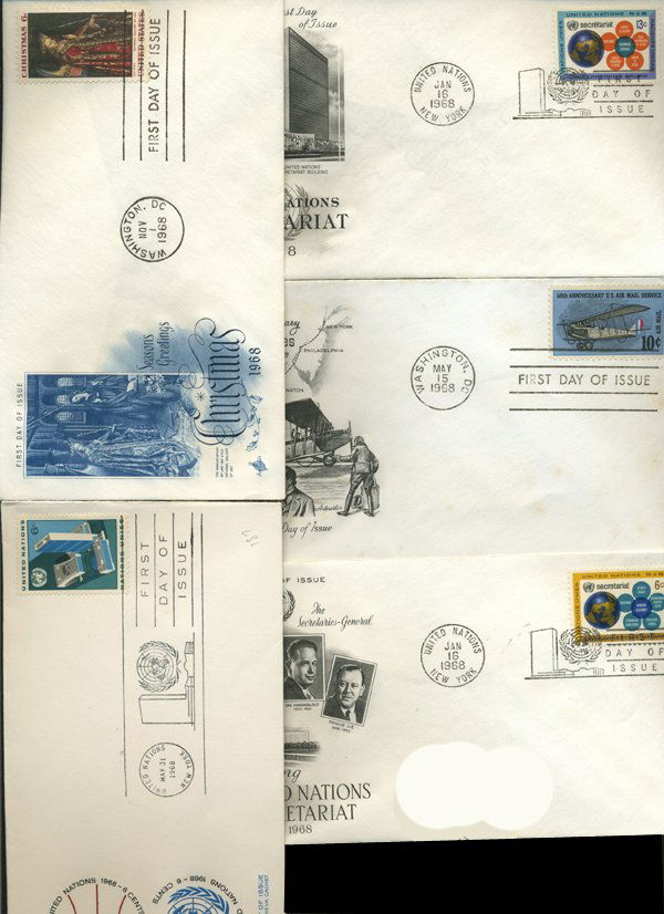 1967 US & UN FIRST DAY COVER COLLECTION (1 of 2)