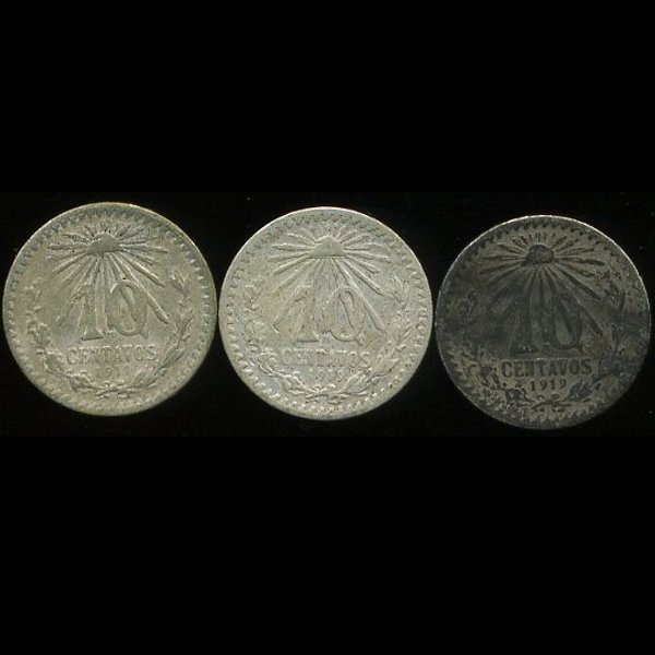 1919 Mexico 10c VF/XF (1 of 2)