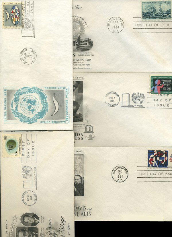 1963 US & UN FIRST DAY COVER COLLECTION (1 of 2)