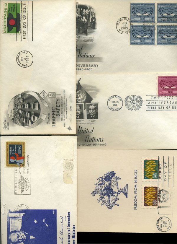 1963 US & UN FIRST DAY COVER COLLECTION (1 of 2)