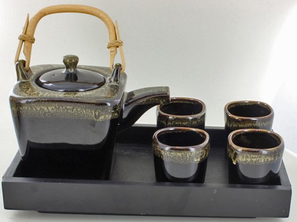 New Ceramic Tea Set 6 Pieces (1 of 1)