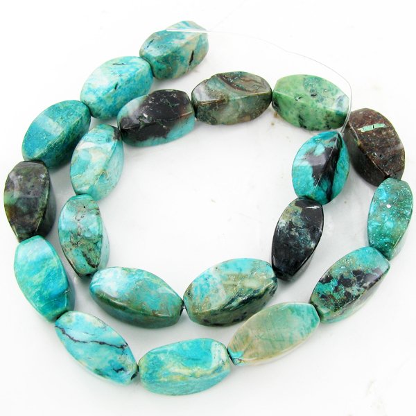 360twc Turquoise Lg. Bead Strand 16" (1 of 2)