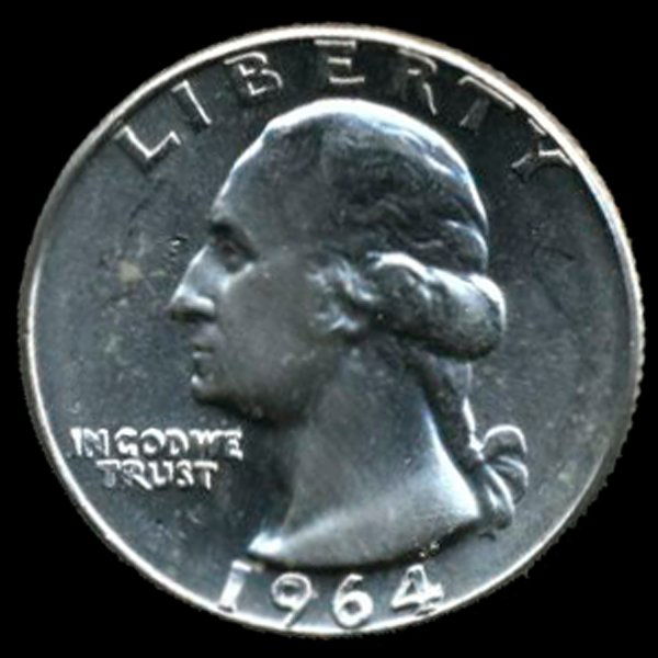 1964 Silver GW 25c Gem MS 65 (1 of 2)