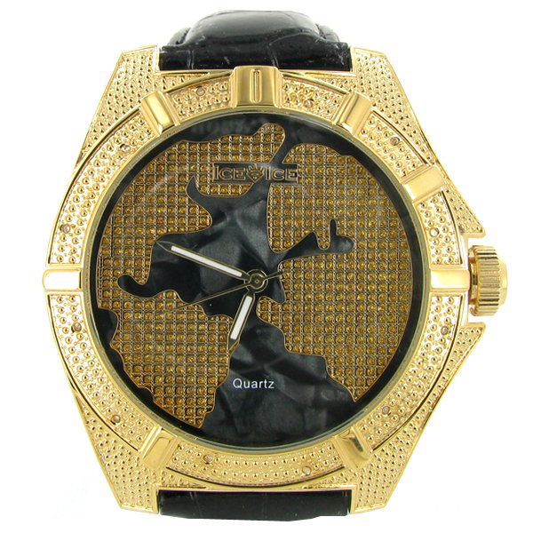 New Ice Time Mens Diamond Bezel Watch (1 of 3)