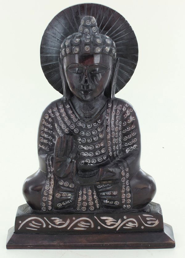 Handcarved Soapstone Kwanyin Statue (1 of 2)