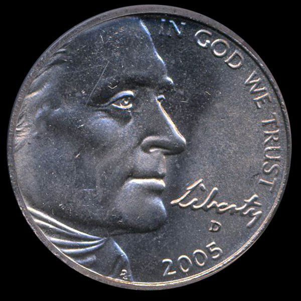 2005D W. Waters 5c Graded MS67 (1 of 2)