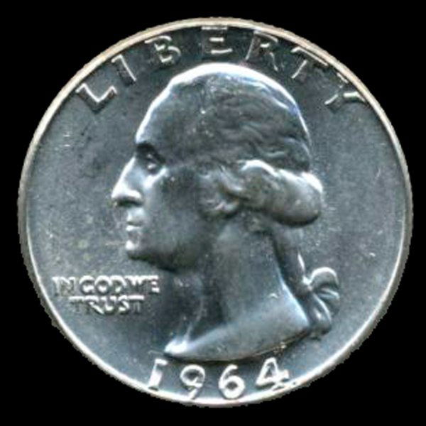 1964 Silver GW 25c Super Gem MS 67+ (1 of 2)