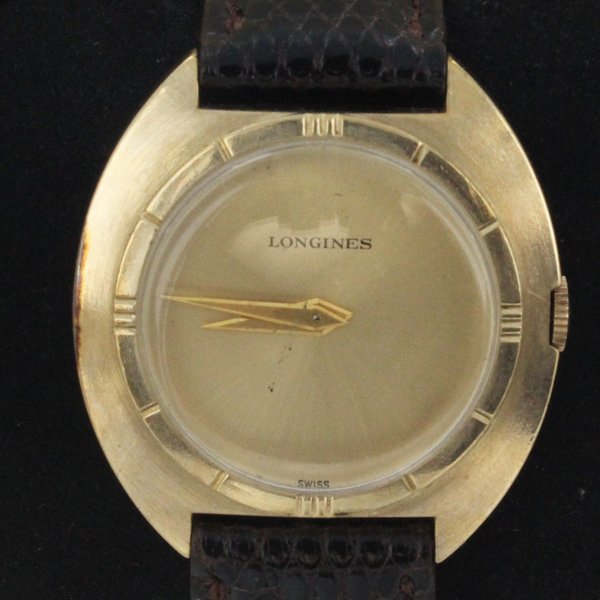 Vintage Men's Longines Goldfilled Deco Watch: Nice scarce vintage 1960/70s piece