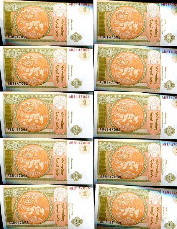 1993 Mongolia 1T Note Crisp Unc 10pcs Scarce Sequential (1 of 2)