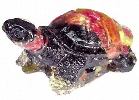 300ct. Turtle Figure Statue Fancy Sapphire (1 of 2)