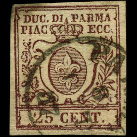 1857 Parma 25c Stamp (1 of 1)