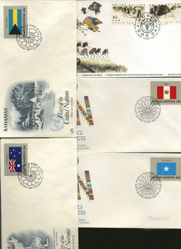 1980 US & UN FIRST DAY COVER COLLECTION (1 of 2)