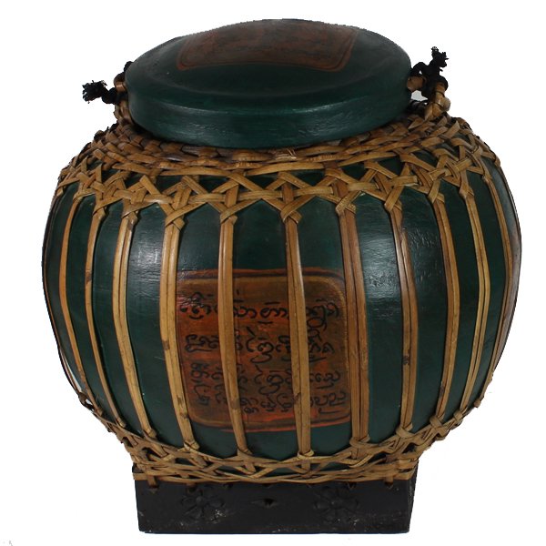 Hand Decorated Rice Container (1 of 1)