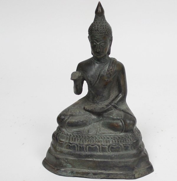 Vintage Bronze Thai Buddha Statue (1 of 1)
