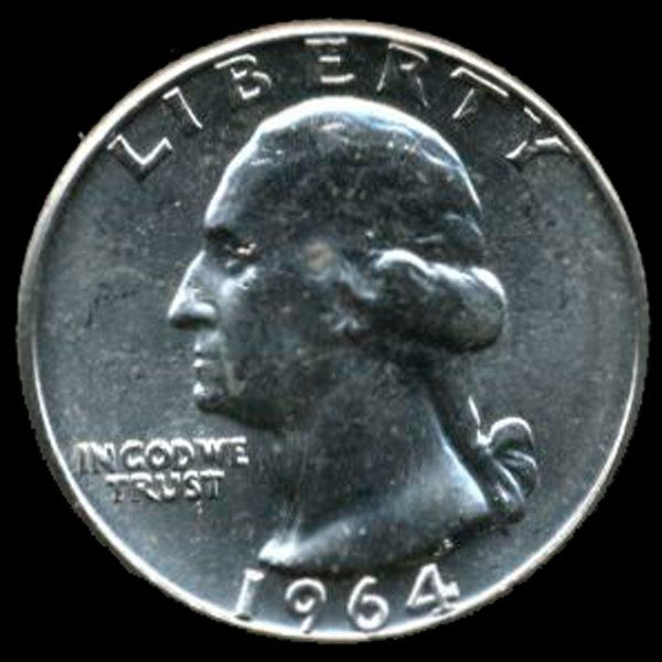 1964 Silver GW 25c Gem MS 65 (1 of 2)